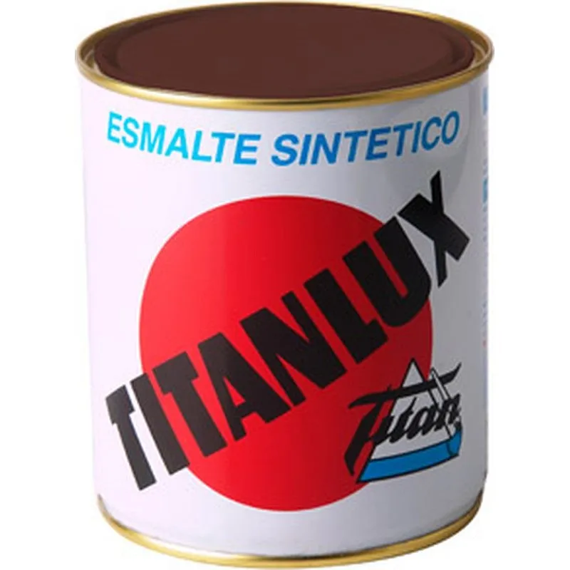 Compra Esmalte sintetico brillo 517 375 ml pardo TITANLUX 1051738/5805519 al mejor precio