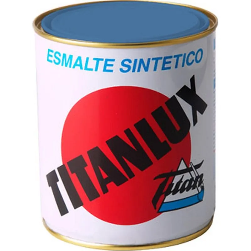 Compra Esmalte sintetico brillo 539 375 ml azul luminoso TITANLUX 1053938/5805560 al mejor precio