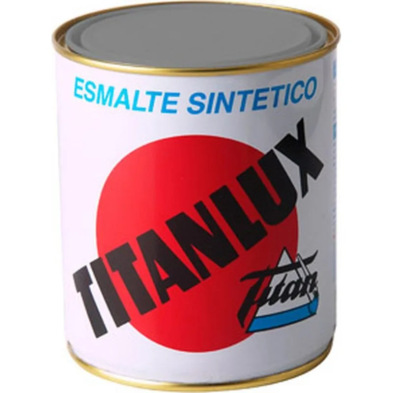 Compra Esmalte sintetico brillo 503 750 ml gris acero TITANLUX 1050334 al mejor precio
