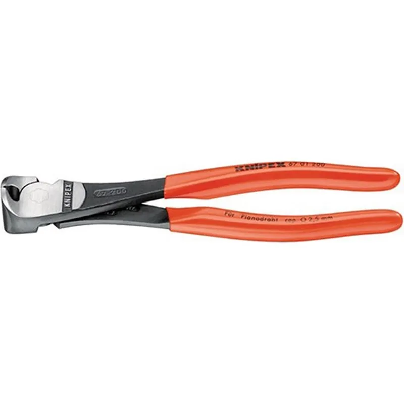 Compra ALICATE CORTE FRONTAL EXTRA FUERTE 160 MM KNIPEX 67 01 160 al mejor precio
