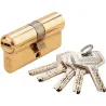 CILINDRO DS15 LEVA LARGA 30-30 LATON, 5 LLAVES EZCURRA 1001261