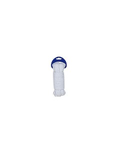Compra Cuerda algodon trenzado con alma diámetro 4,5mm 15 mt blanco ROMBULL 461308001744 al mejor precio