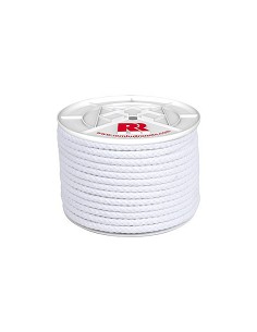 Compra Cuerda algodon trenzado con alma diámetro 8 mm 100 mt blanco ROMBULL 461012000944 al mejor precio