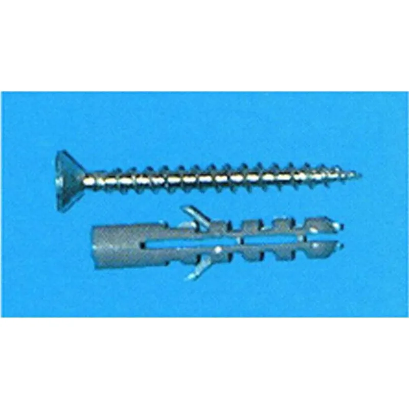 Compra Taco con tirafondo bicromatado 7 unidades 19 x 30 mm FER 2905 al mejor precio