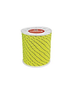 Compra Cuerda poliester trenzado con alma diámetro 12 mm 25 mt amarillo fluorescente ROMBULL 429416002250 al mejor precio