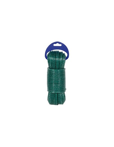 Compra Cuerda polietileno cableada 4 cabos diámetro 5 mm 10 mt verde ROMBULL 434309001611 al mejor precio