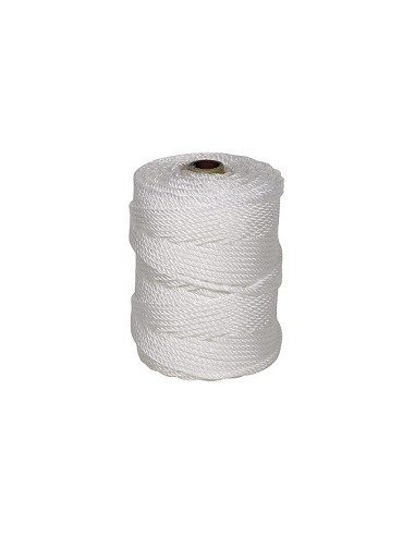 Compra Cuerda polietileno cableada 4 cabos diámetro 5 mm 100 mt blanco ROMBULL 434009000944 al mejor precio