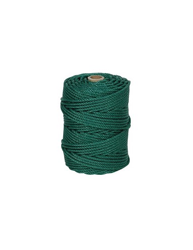 Compra Cuerda polietileno cableada 4 cabos diámetro 6 mm 100 mt verde ROMBULL 434010000911 al mejor precio