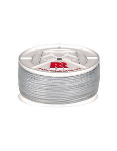 Compra Cuerda polietileno cableada plastificada 4 c diámetro 5mm 100 mt blanco ROMBULL 459009000944 al mejor precio