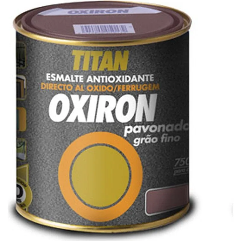 Compra ESMALTE ANTIOXIDANTE OXIRON PAVONADO 750 ML ROJO OXIDO TITAN 02B021534 al mejor precio