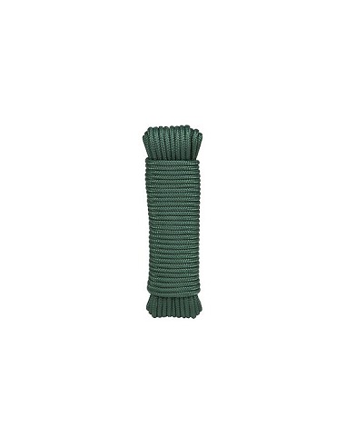 Compra Cuerda polipropileno trenzada con alma diámetro 4 mm 25 mt verde oscuro ROMBULL 424307002291 al mejor precio