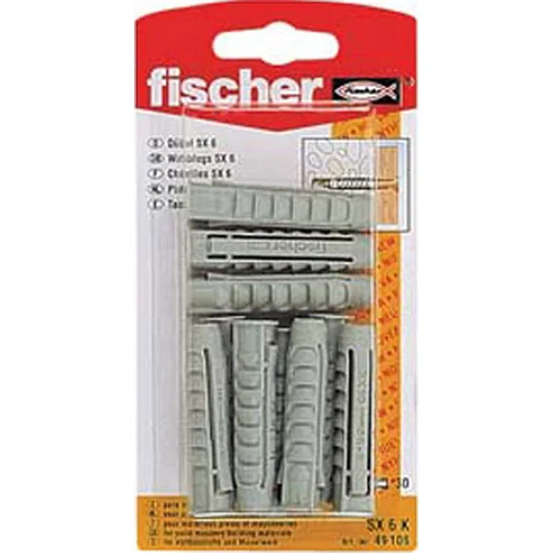 Compra Taco nilon sx blister 6x30k-30 tacos FISCHER 90888 al mejor precio