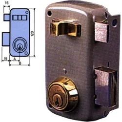 Cerradura sobreponer 2556ap...