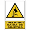 Compra SEÑAL ADVERTENCIA CASTELLANO 297X210 MM CAIDA DE OBJETOS 322 PLA-CAT al mejor precio