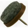 Compra DESLIZADOR MUEBLE PATIN CON FIELTRO MARRON diametro 30 MM ALBERICH A-306-30 al mejor precio