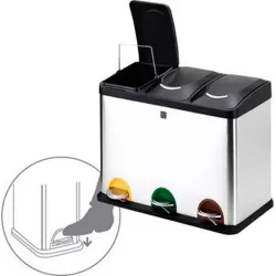 Compra CUBO RECICLAJE 3 COMPARTIMIENTOS 45 L IRIS 2399-I al mejor precio