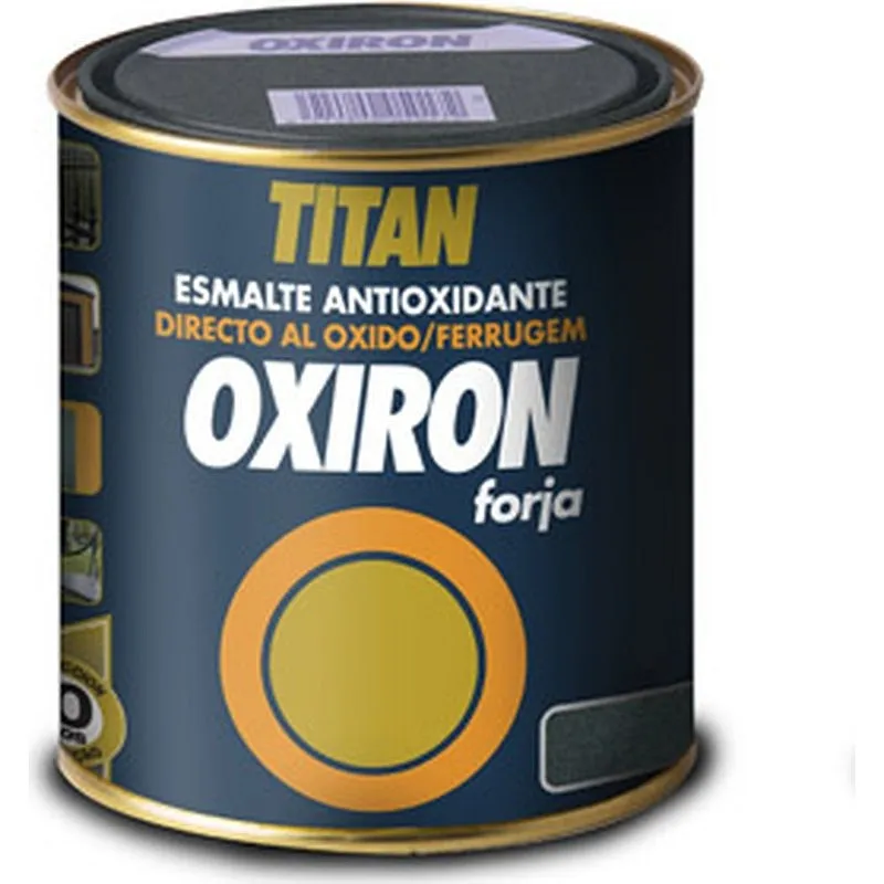 Compra Esmalte antioxidante oxiron forja 375 ml negro TITAN 20020438 al mejor precio
