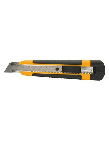 Compra Cuter 18 mm. Auto lock bicomponente plastico IRONSIDE 127004 al mejor precio