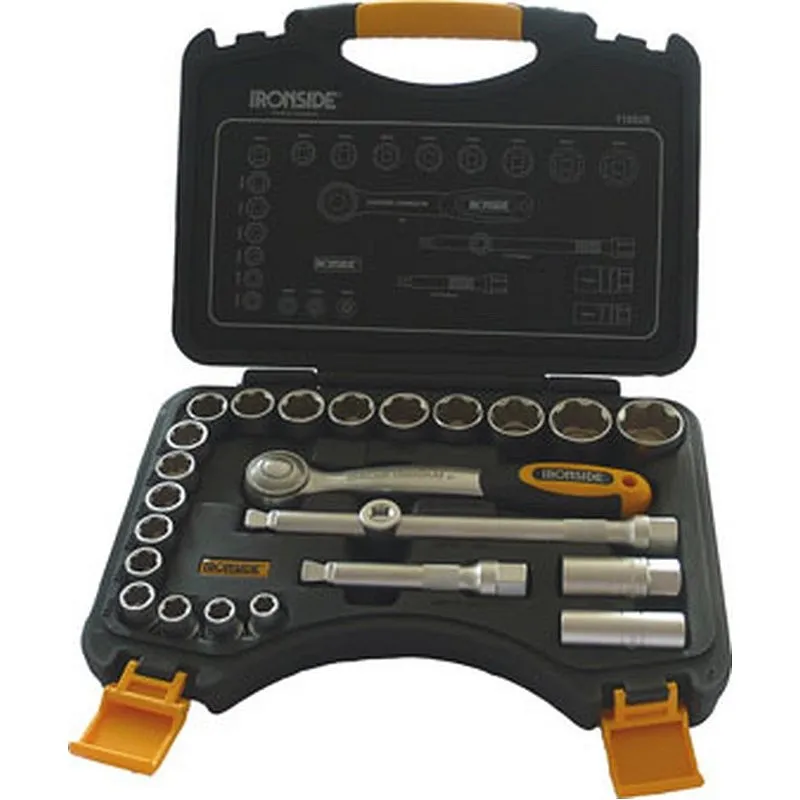 Compra Maletin profesional 1/2" 24 pcs 52 dts IRONSIDE 116028 al mejor precio