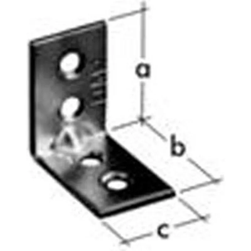 Compra ESCUADRA ESTRECHA 25X25X17 MM (NEGRO) 400121 al mejor precio