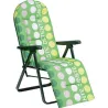 Compra SILLON TUMBONA ACERO RELAX 5 POSICIONES VERDE TOPOS ALCO 787VOR-0036 al mejor precio
