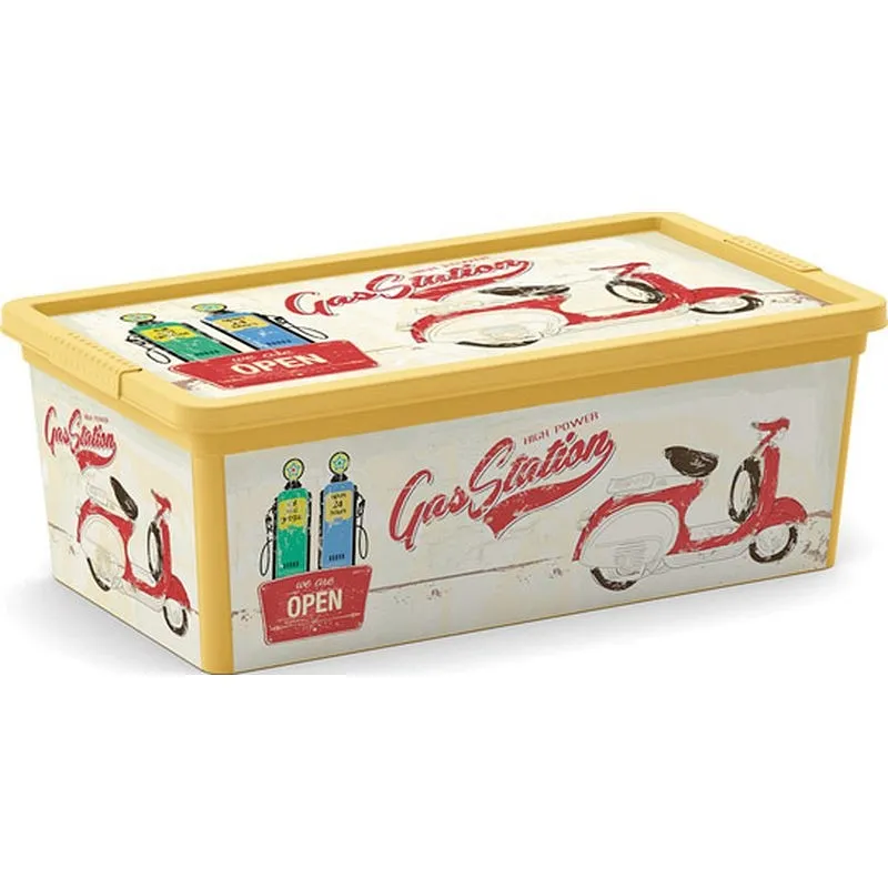 Compra CAJA DECORADA VINTAGE GARAGE XS  008407YS/VGA al mejor precio