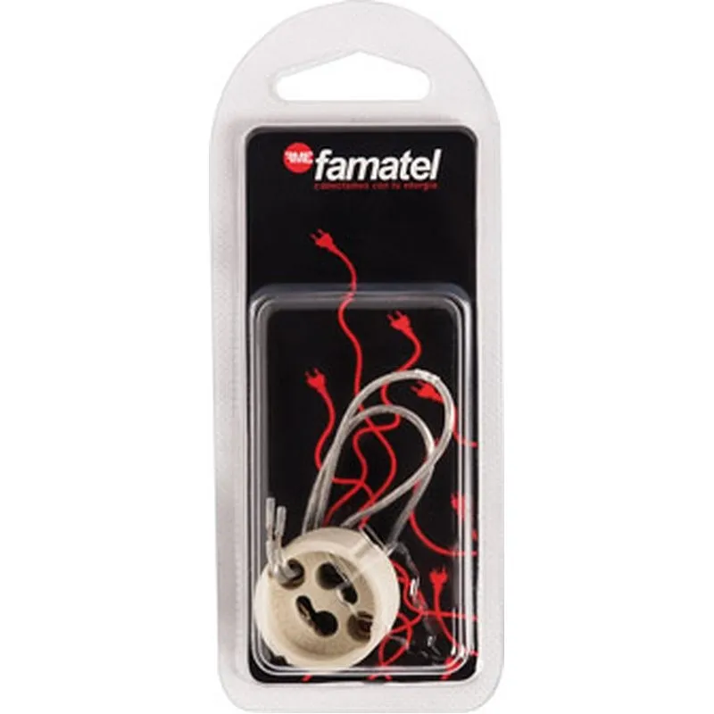Compra Portalamparas halogeno gu-10 FAMATEL 900.1 al mejor precio