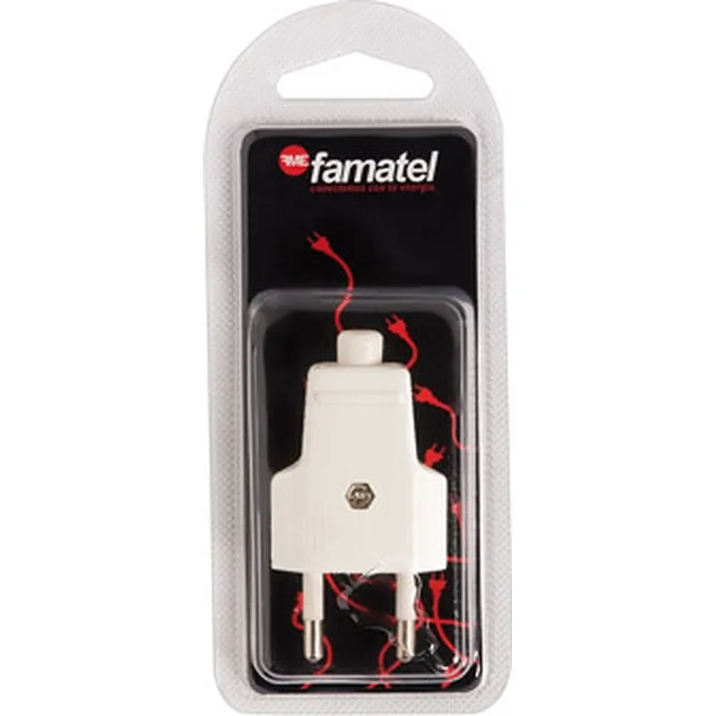 Compra Clavija 10a blanco FAMATEL 1001.1 al mejor precio