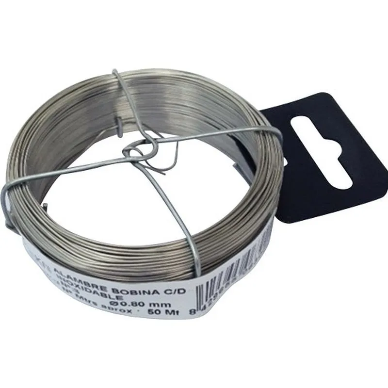 Compra Alambre inoxidable en bobina 50 m n- 3/0,8 mm KYLATE 6300 al mejor precio