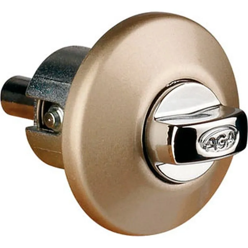 Compra CERRADURA DE PULSADOR CON BOTON PARA PUERTAS CORRE 418E/20 BLANCO AGA Z4180E014 al mejor precio