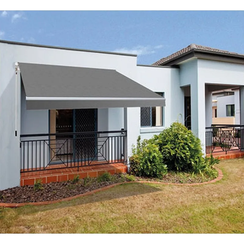 Compra TOLDO MANUAL ALUMINIO 3 X 2 M GRIS ACRILICO WOLDER BTK320040-E al mejor precio