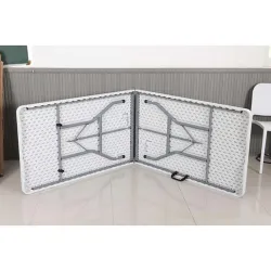 Compra MESA MULTIUSO COLECTIVIDAD PLEGABLE EXTRALARGA 240X76 H 74 CM BOX PLUS BPJ-012009-1 al mejor precio
