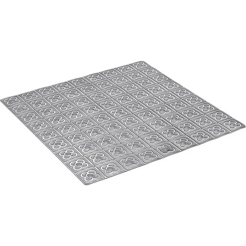 Compra ALFOMBRA DE BAÑO 54X54 CM ANTIDESLIZANTE BCN CON VENTOSAS ANTRACITA TATAY 5511606 al mejor precio