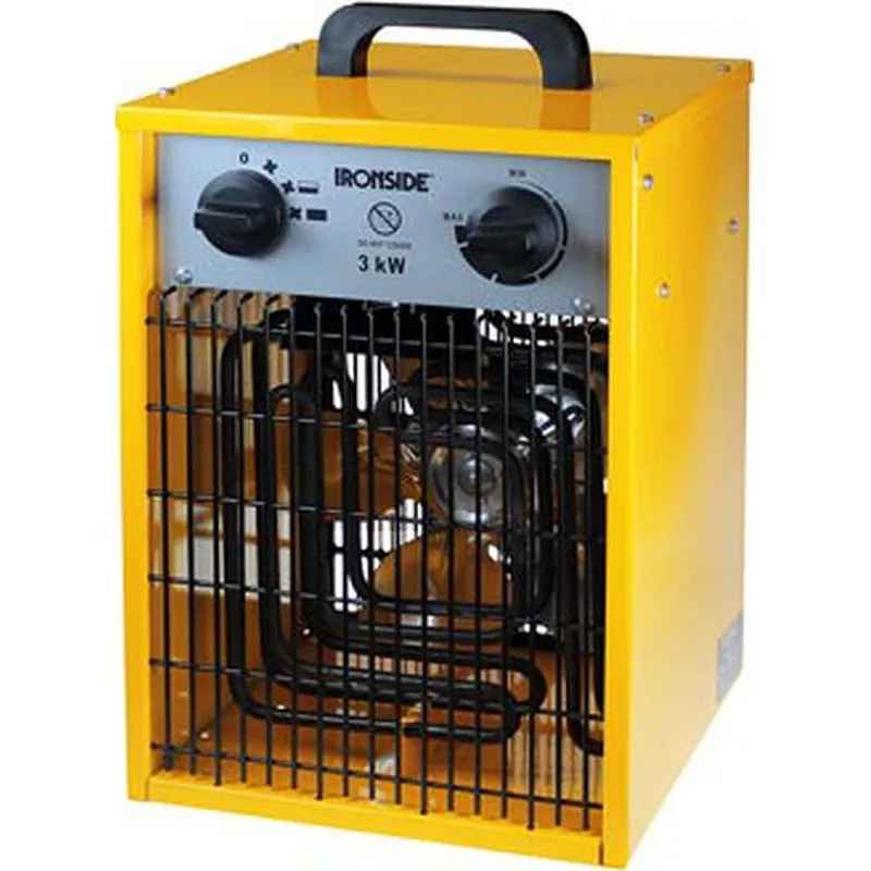 Compra CALEFACTOR PROFESIONAL 1500/3000 W CON TERMOSTATO Y ASA DE TRANSPORTE IRONSIDE 201564 / 203254 al mejor precio