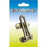 RETENEDOR DE PUERTA PASADOR 108 X 63 MM LATONADO MICEL 30523