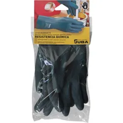 GUANTE NEOPRENO Y LATEX GRANDEUR 70 NEGRO TALLA 6 JUBA 321CB/6