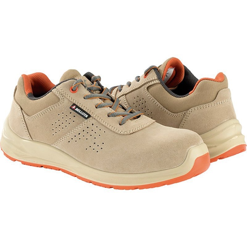 Zapato seguridad s1p flex beige talla 47 BELLOTA FTW02-47B S1P