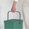 Compra CUBO RECICLAJE SORT & GO' VERDE 40 L BRABANTIA 25 10 23 al mejor precio