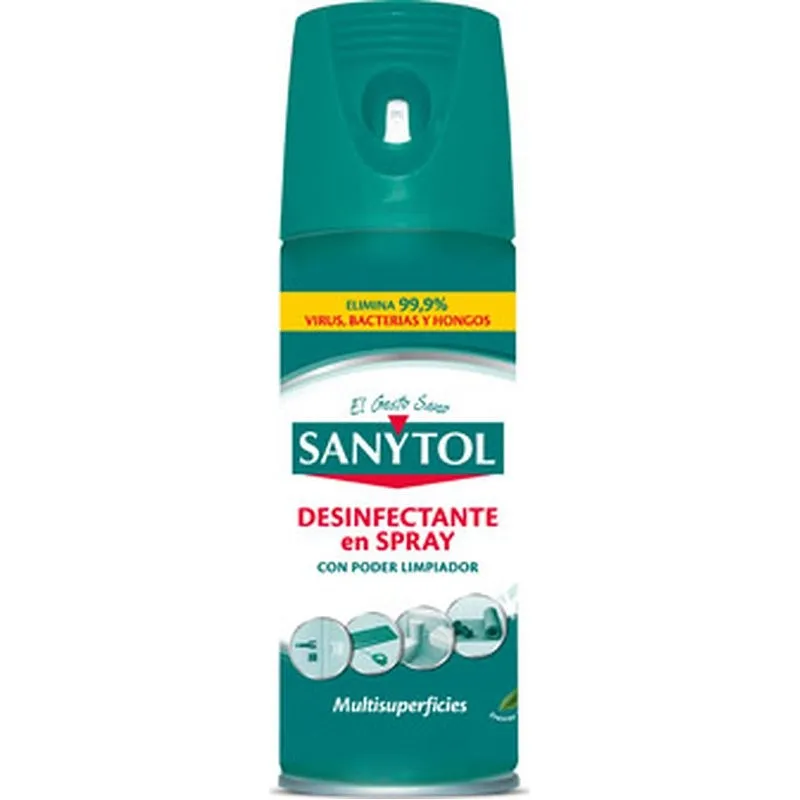 Compra LIMPIADOR DESINFECTANTE MULTIUSOS 400 ML SPRAY SANYTOL 170051 al mejor precio