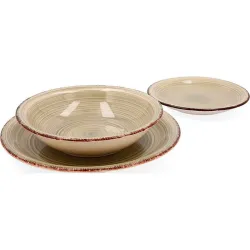 VAJILLA 18 PZAS GRES NATURA...