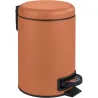 Compra CUBO BAÑO CON PEDAL LEMAN TERRACOTA 3 L WENKO 24634 al mejor precio