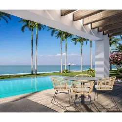 Compra SILLON RATAN METAL BAMBU IMPORT 49245-KAJA al mejor precio