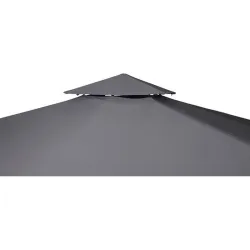 Compra PERGOLA METALICA 4 X 3 M MOON GRIS IMPORT 625121-DANNY al mejor precio