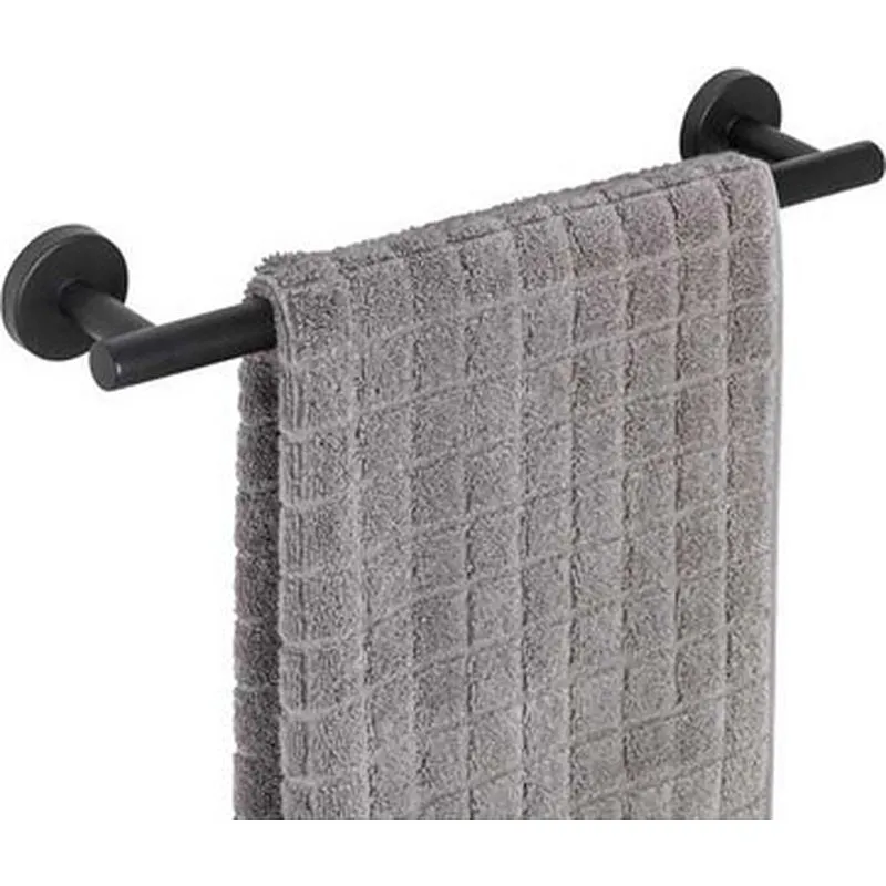TOALLERO BARRA 40CM BOSIO NEGRO MATE WENKO 24972100