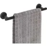 TOALLERO BARRA 40CM BOSIO NEGRO MATE WENKO 24972100