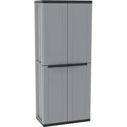 Compra ARMARIO RESINA ALTO 2 PUERTAS J-LINE 163,5 X 68 X 37,5 CM TERRY 1002820 al mejor precio