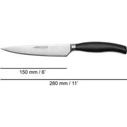 Compra CUCHILLO FORJADO SERIE CLARA COCINA 15 CM ARCOS 210400 al mejor precio