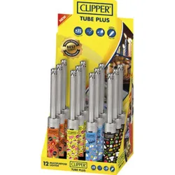Compra ENCENDEDOR COCINA RECARGABLE TUBE PLUS DECORADO EXPOSITOR CLIPPER TUB3S001 al mejor precio