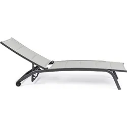 Compra TUMBONA ALUMINIO GRIS + TEXTILENE ACOLCHADO GRIS CLARO IMPORT 0663141-CLEOPAS al mejor precio