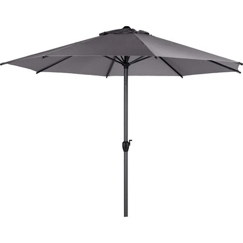 Compra PARASOL ALUMINIO INCLINABLE ANTRACITA 3 M TUBO 48 MM CON MANIVELA IMPORT 165527A al mejor precio